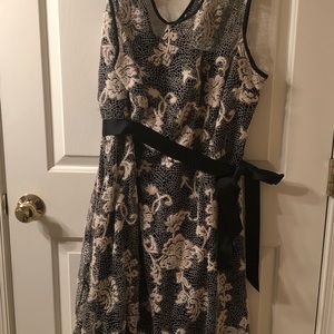 Dress Barn collection tea cup length dress